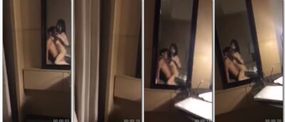 Julianna Cruz Ngewe Depan Cermin