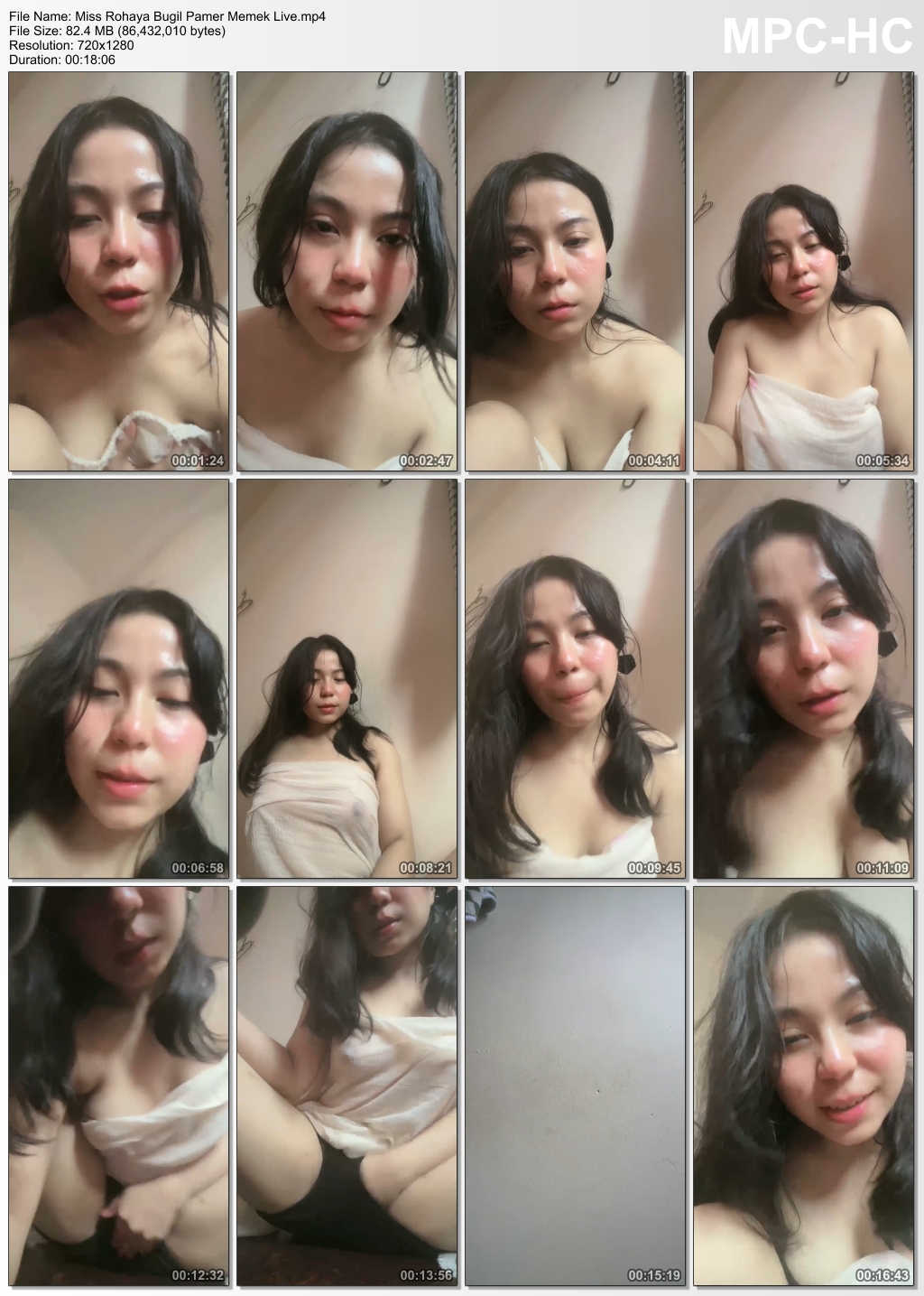 Miss Rohaya Bugil Pamer Memek Live