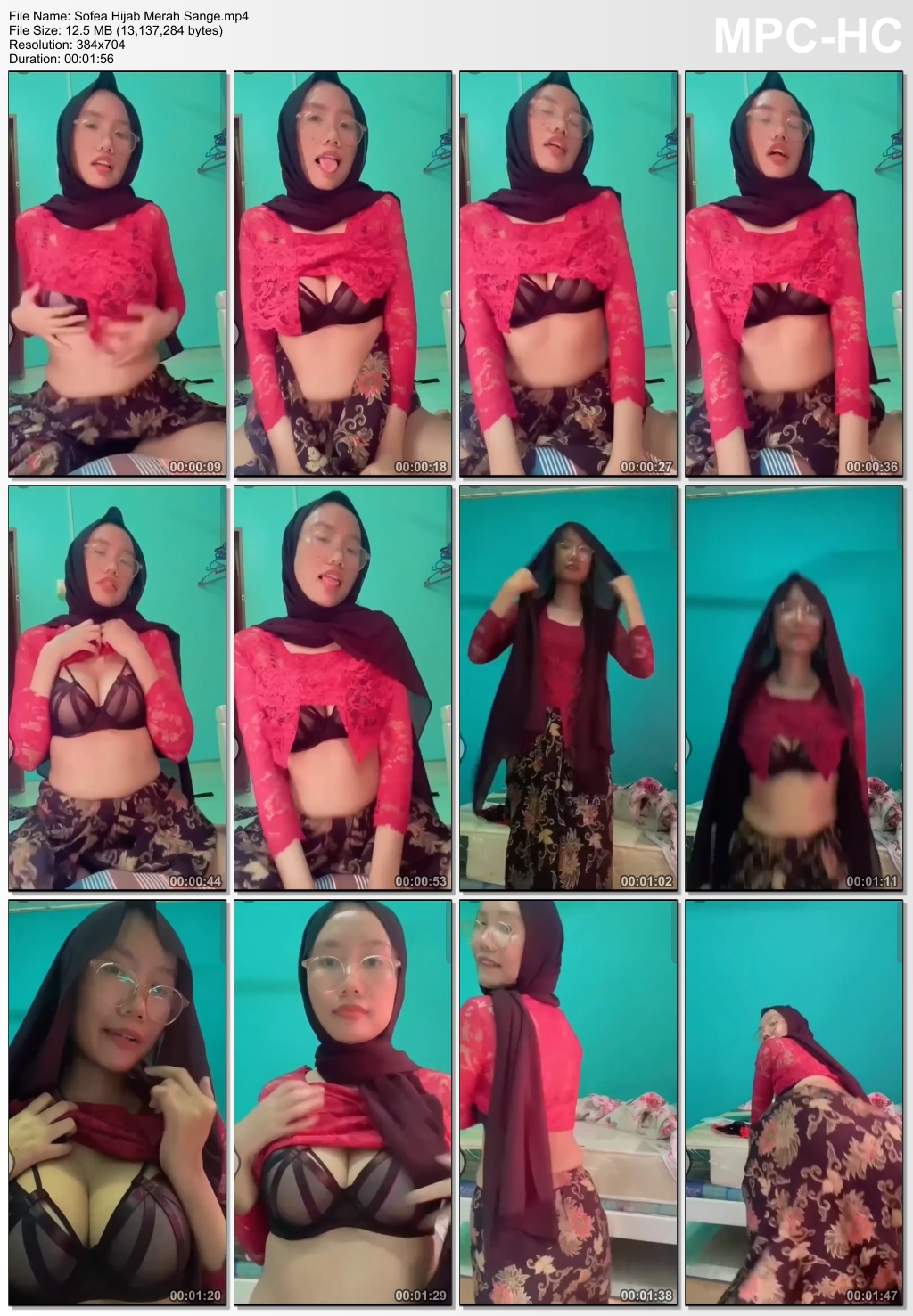 Sofea Hijab Merah Sange